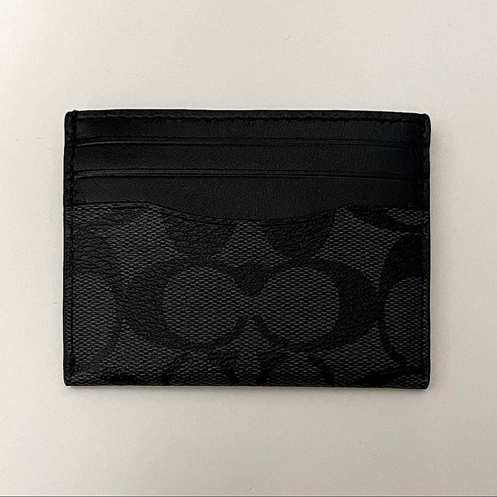 Coach Monogram Cardholder Black
